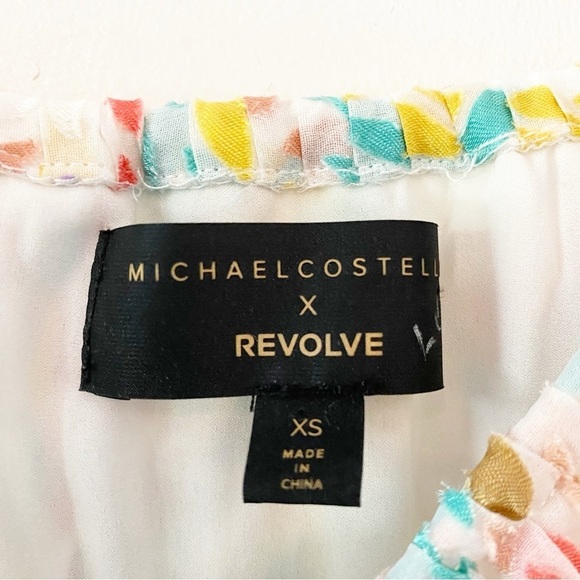 MICHAEL COSTELLO X Revolve Neda Off The Shoulder Petal Dress - Picture 8 of 9